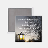 ヨハネ3:17 マグネット (正面/裏面)