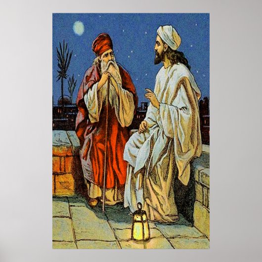 ヨハネ3:1-21あなたは新しい者生まれでなければならない ポスター (正面)