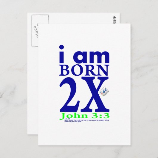 ヨハネ3:3 ポストカード (正面/裏面)