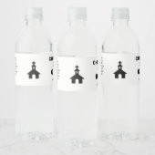 ヨハネ4:13-14教会の水ラベル ペットボトルラベル (ボトル)