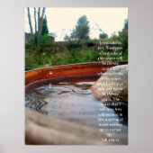 ヨハネ4:13-14 ポスター (正面)