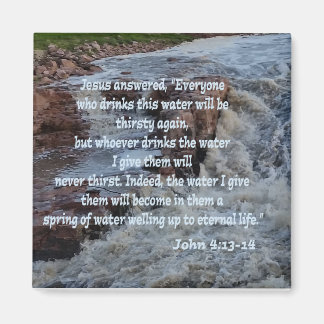 ヨハネ4:13-14 マグネット