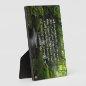 ヨハネ4:14リビング水 フォトプラーク (側面)