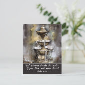 ヨハネ4:14水を飲む者は誰でも私のカー与えド (スタンド正面)