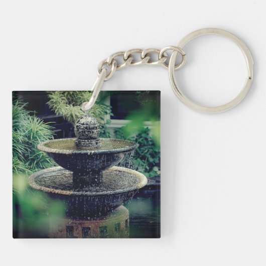 ヨハネ4:14水を飲む者は誰でも聖書与えに従う キーホルダー (裏面)