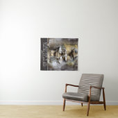 ヨハネ4:14水を飲む者は誰でも聖書与えに従う タペストリー (インサイチュ(横))