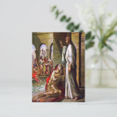 ヨハネ5:1-15あなたのマットと歩くポストカードを取る ポストカード (スタンド正面)