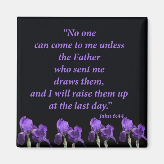 ヨハネ6:44 マグネット (正面)