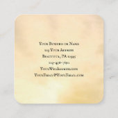 ヨハネ6:63わたしの言葉は話霊と命である スクエア名刺 (裏面)