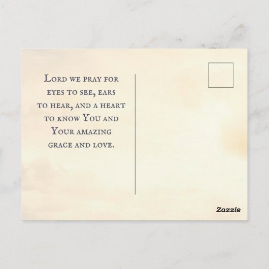 ヨハネ6:63わたしの言葉は話霊と命である ポストカード (裏面)