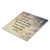 ヨハネ6:63生命の聖書は与え霊である タイル (側面)