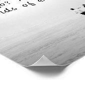 ヨハネ6:68主よ、わたしたちは誰に行こうか。聖書の聖句 ポスター (角)