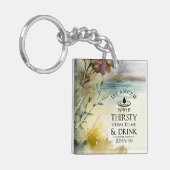 ヨハネ7:37わたしに対し来て渇いている者は キーホルダー (正面左)