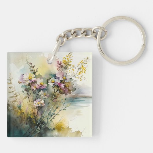 ヨハネ7:37わたしに対し来て渇いている者は キーホルダー (裏面)