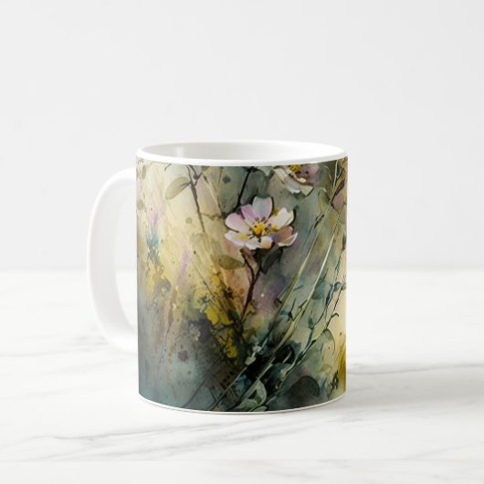 ヨハネ7:37わたしに対し来て渇いている者は コーヒーマグカップ (正面左)