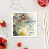 ヨハネ7:37わたしに対し来て渇いている者は スタンダードカクテルナプキン (インサイチュ)