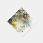 ヨハネ7:37わたしに対し来て渇いている者は スタンダードカクテルナプキン (角)