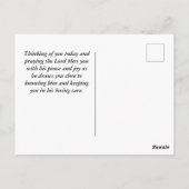 ヨハネ7:37わたしに対し来て渇いている者は ポストカード (裏面)