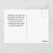 ヨハネ7:37わたしに渇いている来者は誰でも~イエス ポストカード (裏面)