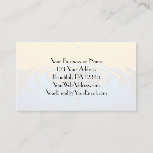 ヨハネ7:37わたしに渇き来て飲みなさい 名刺 (裏面)