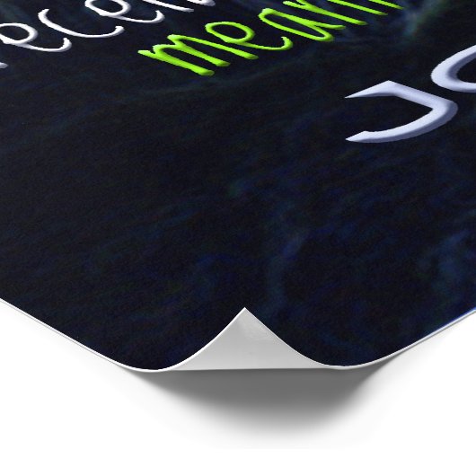 ヨハネ7:37-41滝 ポスター (角)