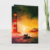 ヨハネ8イエスは世界灯台の光である カード (裏面)