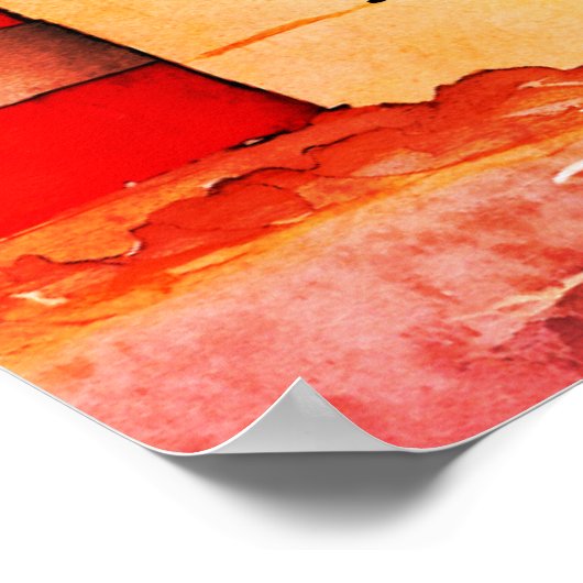 ヨハネ8イエスは世界灯台の光である ポスター (角)