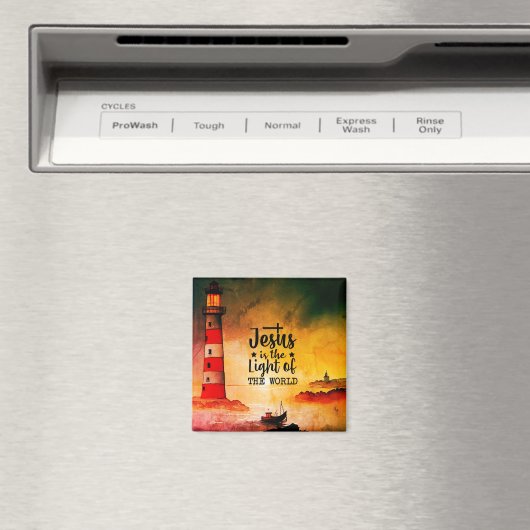 ヨハネ8イエスは世界灯台の光である マグネット (インサイチュ (食洗機))