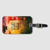 ヨハネ8イエスは世界灯台の光である ラゲッジタグ (正面横)