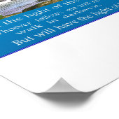 ヨハネ8:12わたしは光のポスターである ポスター (角)