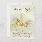 ヨハネ8:12イエスは言われた、「わたしは光の平板である (正面)