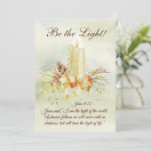 ヨハネ8:12イエスは言われた、「わたしは光の平板である (スタンド正面)