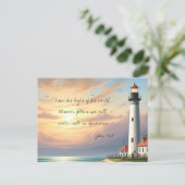 ヨハネ8:12 ポストカード (スタンド正面)