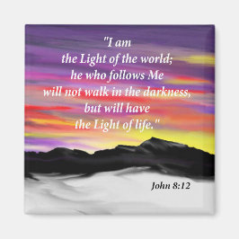 ヨハネ8:12 マグネット