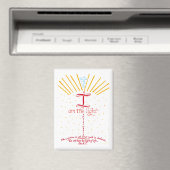 ヨハネ8 12 Jesus I Am The Light Bible Verse マグネット (インサイチュ (食洗機))