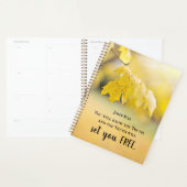 ヨハネ8:32真理は、あなた方に自由な聖書の聖句を与える プランナー手帳 (ディスプレー)