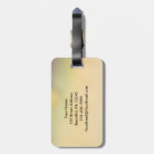 ヨハネ8:32真理は、あなた方に自由な聖書の聖句を与える ラゲッジタグ (裏面縦)