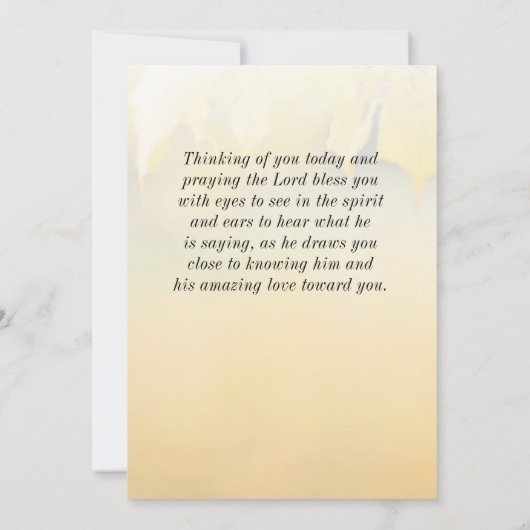 ヨハネ8:32真理は、あなた方に自由な聖書フラットカードを設定する (裏面)