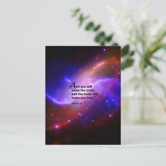 ヨハネ8:32 ポストカード (スタンド正面)