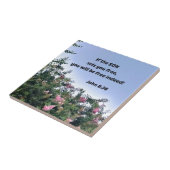 ヨハネ8:36もしの子はあなた方を自由にする タイル (側面)