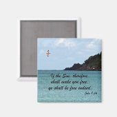 ヨハネ8:36 マグネット (正面/裏面)