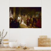 ヨハネ・ガドスビー・チャップマンによるポカホンタのバプテスマ ポスター (キッチン)