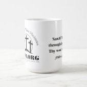 ヨハネ・キング・ジェームズ・バイブル真理の福音 コーヒーマグカップ (中央)