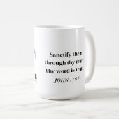 ヨハネ・キング・ジェームズ・バイブル真理の福音 コーヒーマグカップ (正面右)