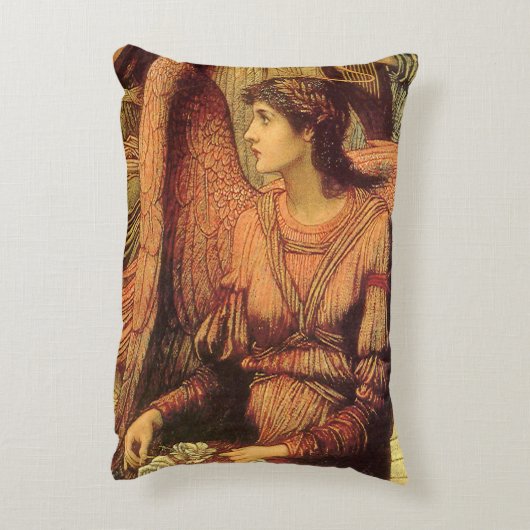 ヨハネ・ストラドウィックの天使による神の家の城壁 アクセントクッション (裏面(縦))