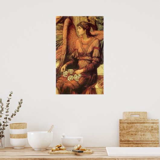 ヨハネ・ストラドウィックの天使による神の家の城壁 ポスター (キッチン)