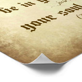 ヨハネ・バイブル最愛の人よ、私はあなたが繁栄することを願う ポスター (角)