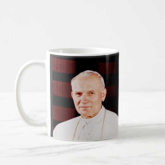 ヨハネ・パウロ2世 コーヒーマグカップ (左)