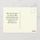 ヨハネ 10:10 わたしは、あなたたちが豊かな命を得るためにならってきた ポストカード (裏面)