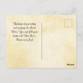 ヨハネ 13:34 互いに愛し合いなさい。わたしがあなたたちを愛したように ポストカード (裏面)